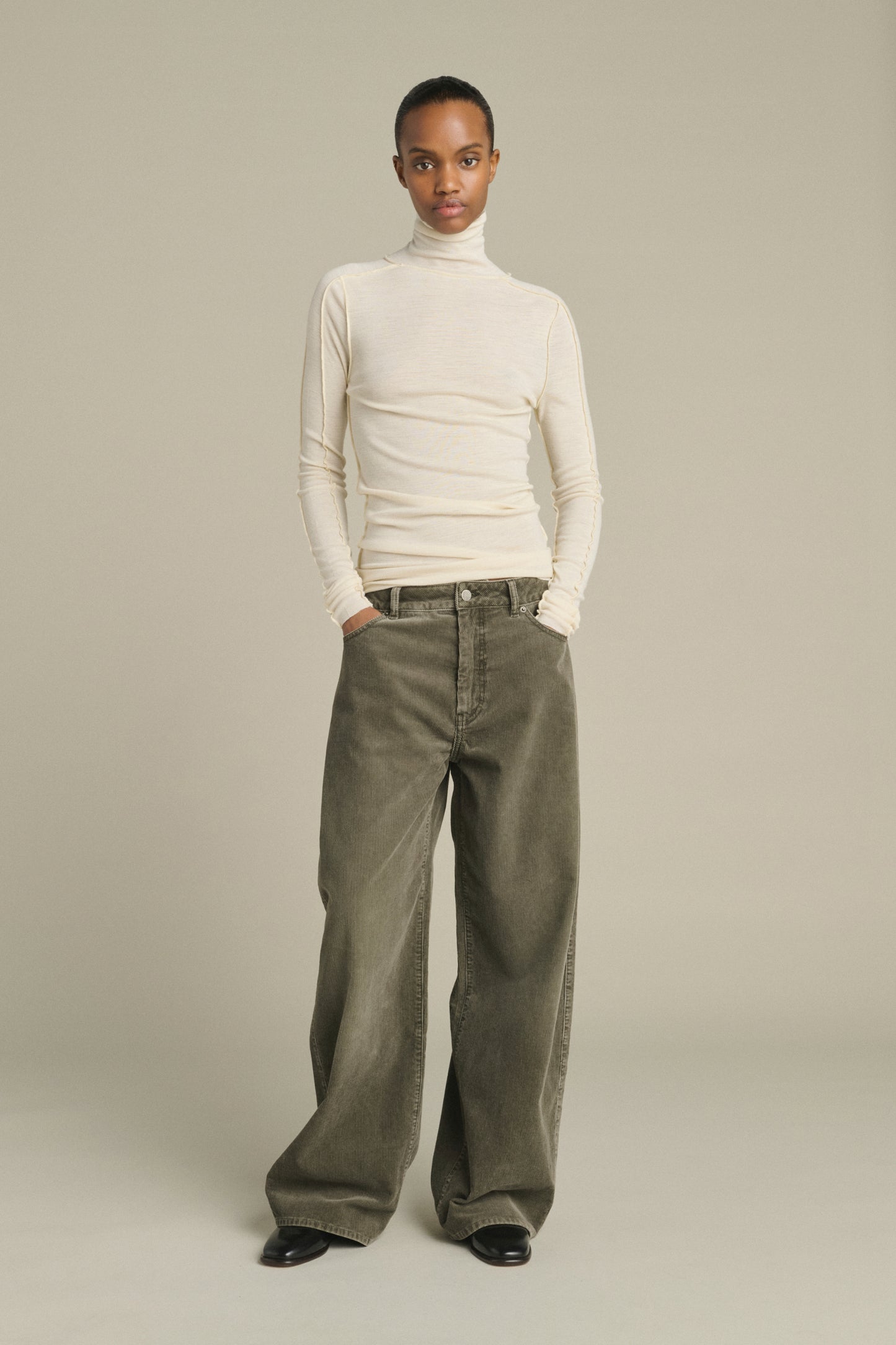 Pantalón Hunter - Gris - Algodón - Mujer
