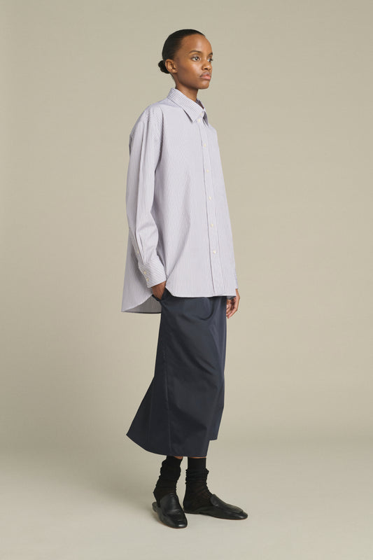 Camisa Carlotta - Azul/Beige - Algodón - Mujer