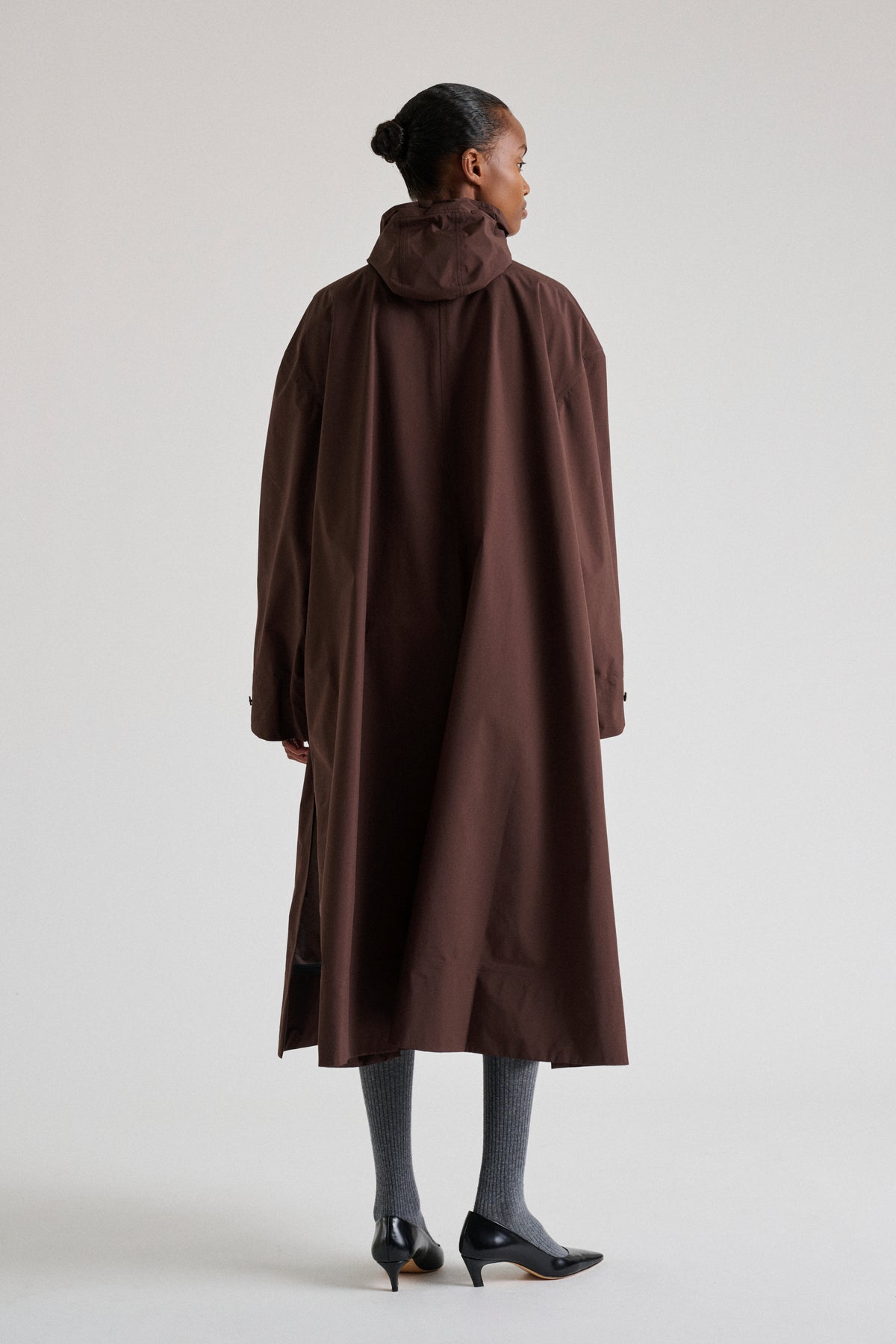 Trench Pradel - Chocolate oversize para mujer - Soeur vue 2