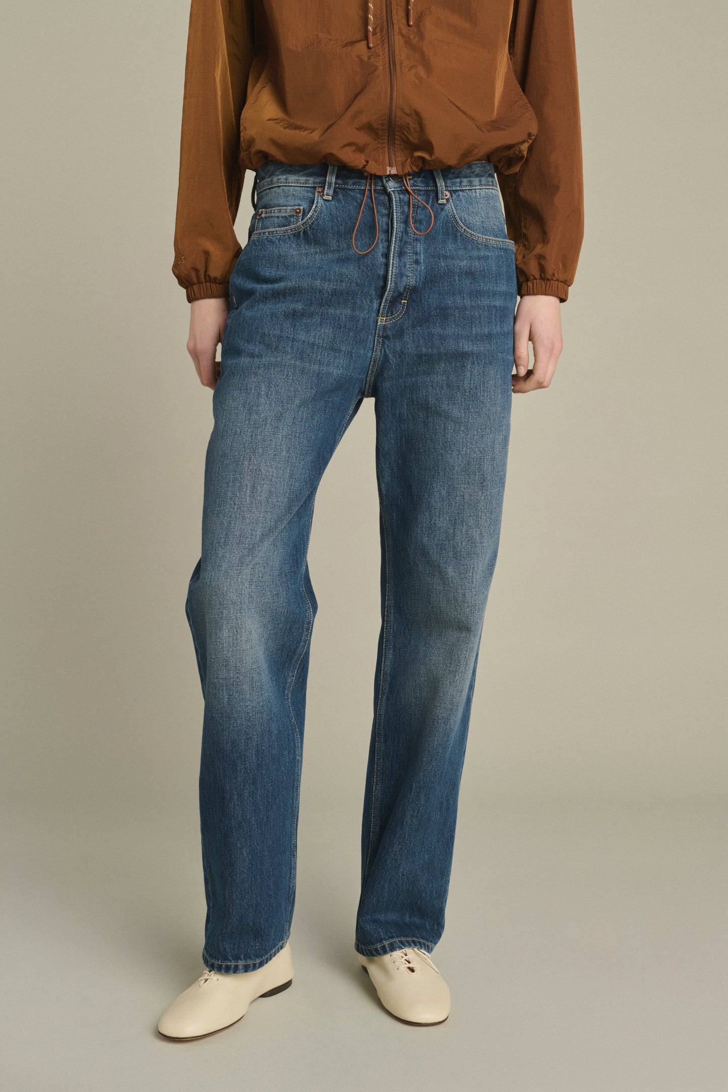 Vaqueros Lucien - Denim Azul Desteñido - Algodón - Mujer