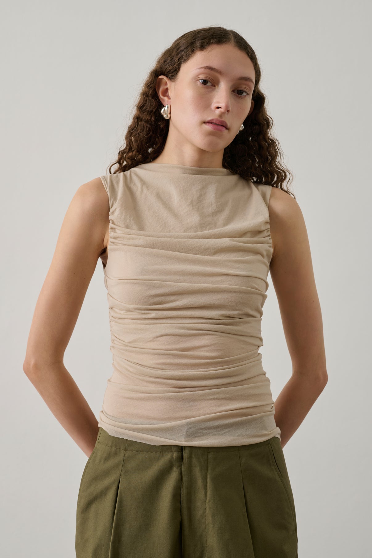 Tee-Shirt Irina - Mastic - Femme vue 1