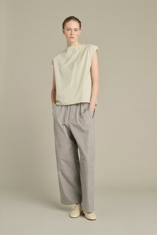 Blusa Lorena - Verde/Crudo - Algodón - Mujer
