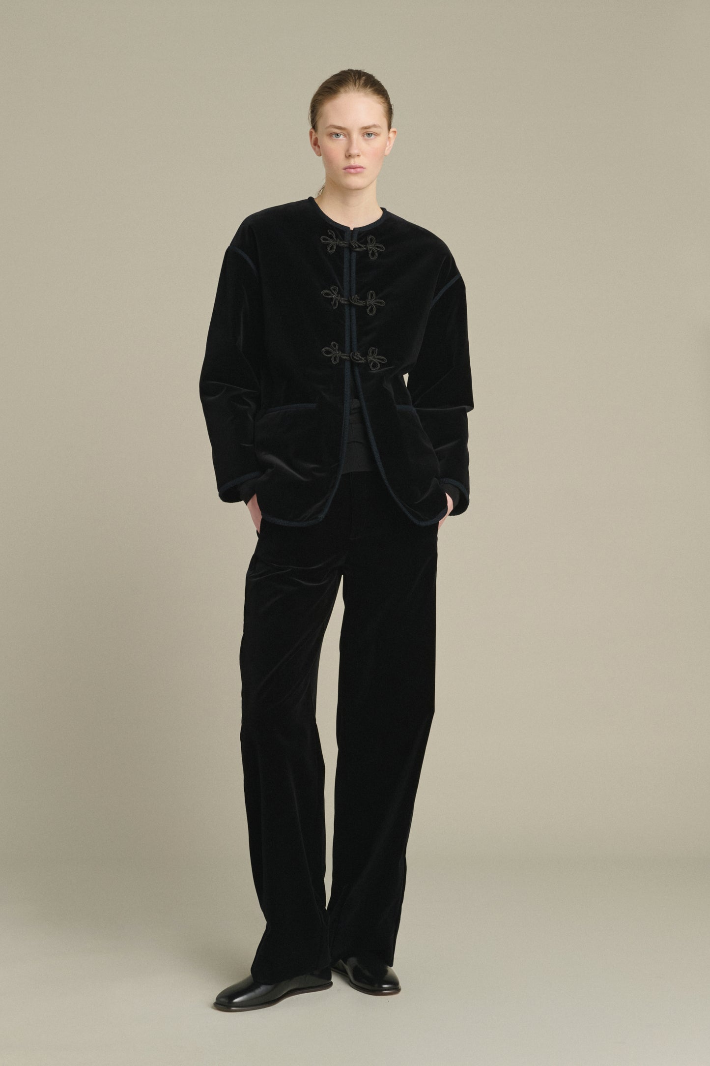Chaqueta Lutetia - Negro - Algodón - Mujer