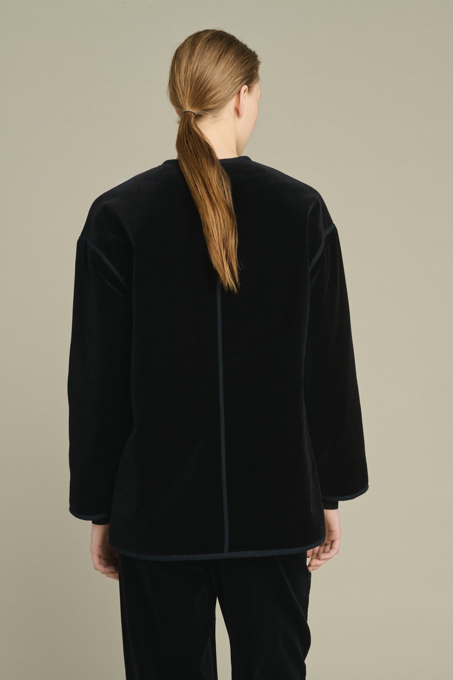 Chaqueta Lutetia - Negro - Algodón - Mujer