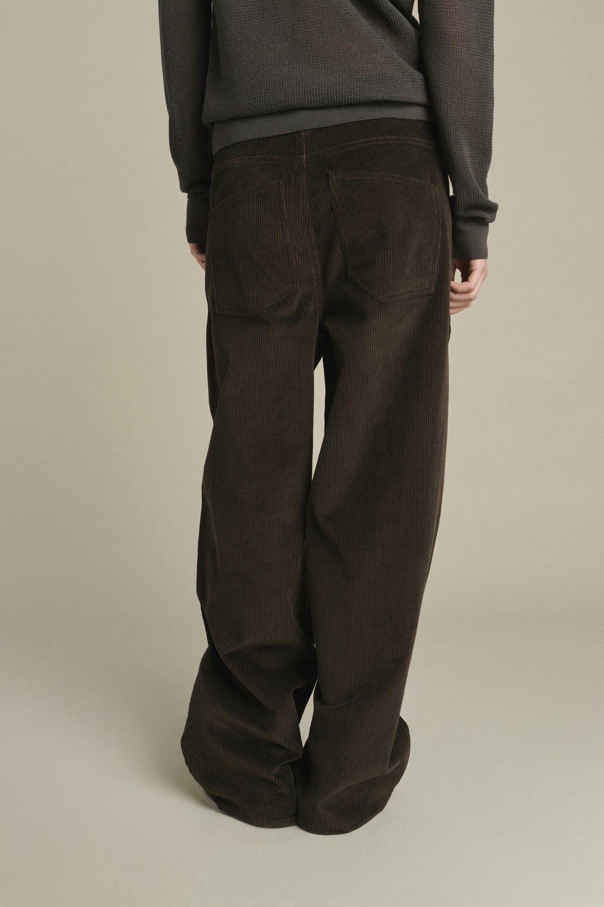 Pantalón Gunther - Marrón Oscuro - Algodón - Mujer vue 3