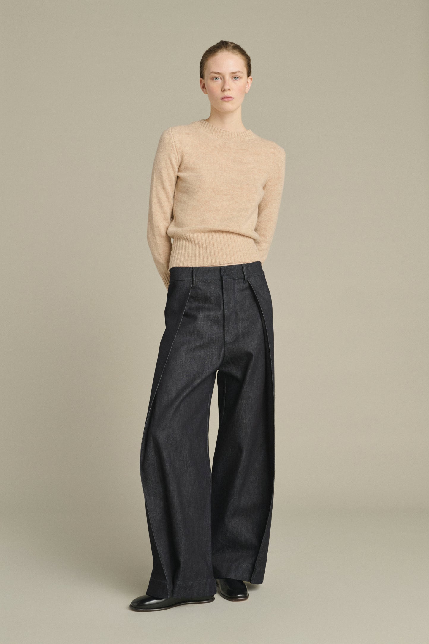 Jersey Gipsy - Crudo Jaspeado - Lana Merino - Mujer