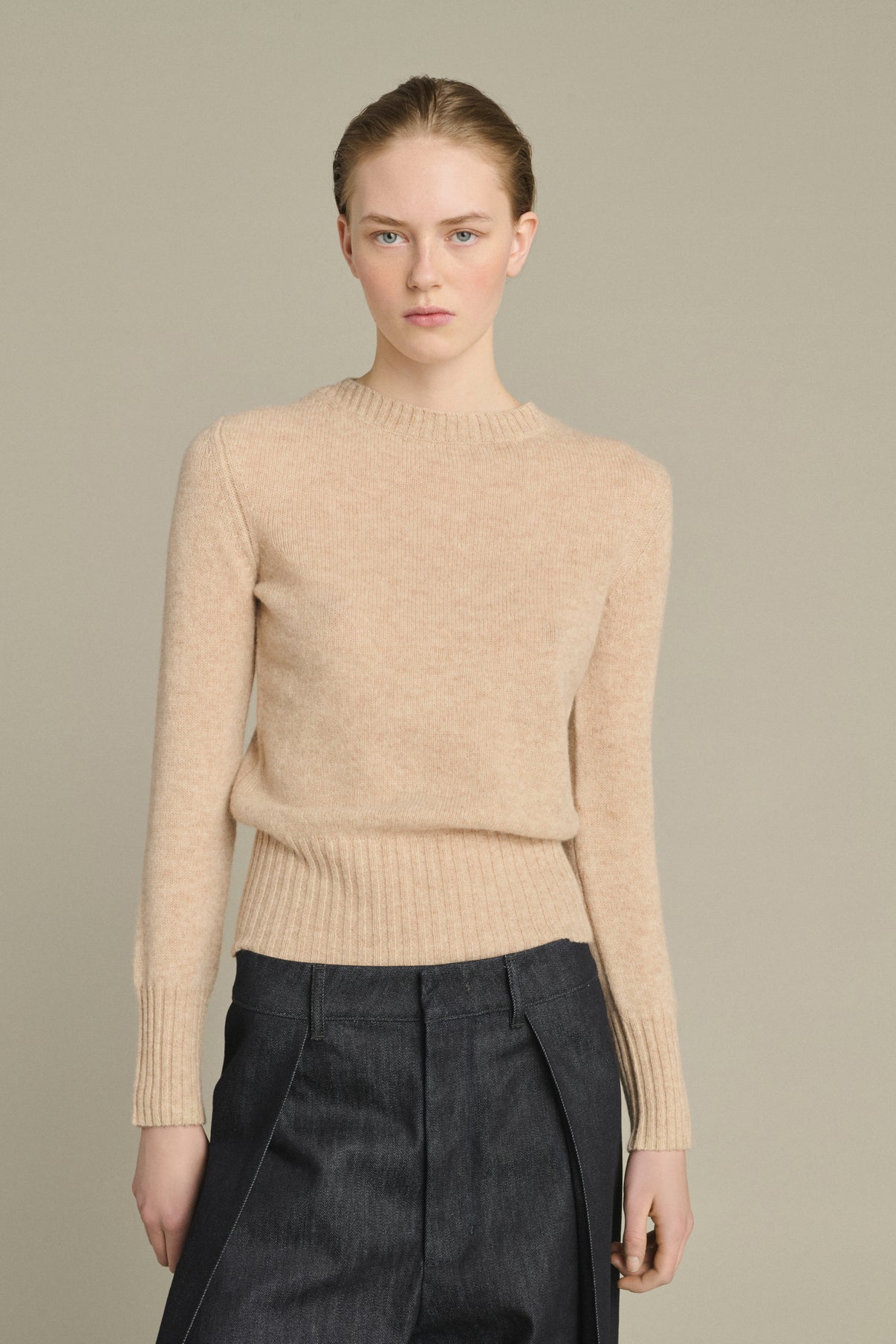 Jersey Gipsy - Crudo Jaspeado - Lana Merino - Mujer vue 3