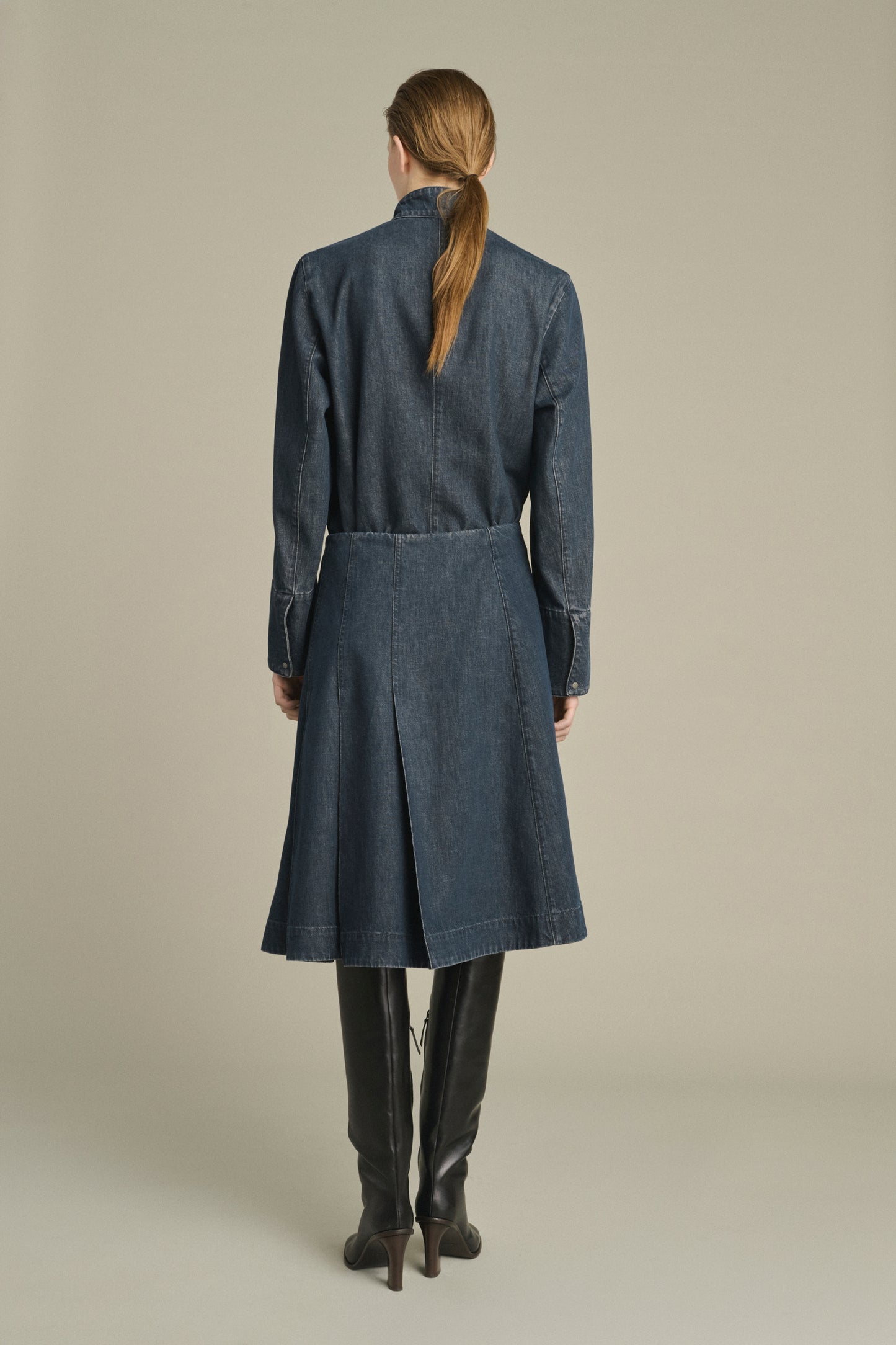 Camisa Leslie - Azul gris - Algodón - Mujer