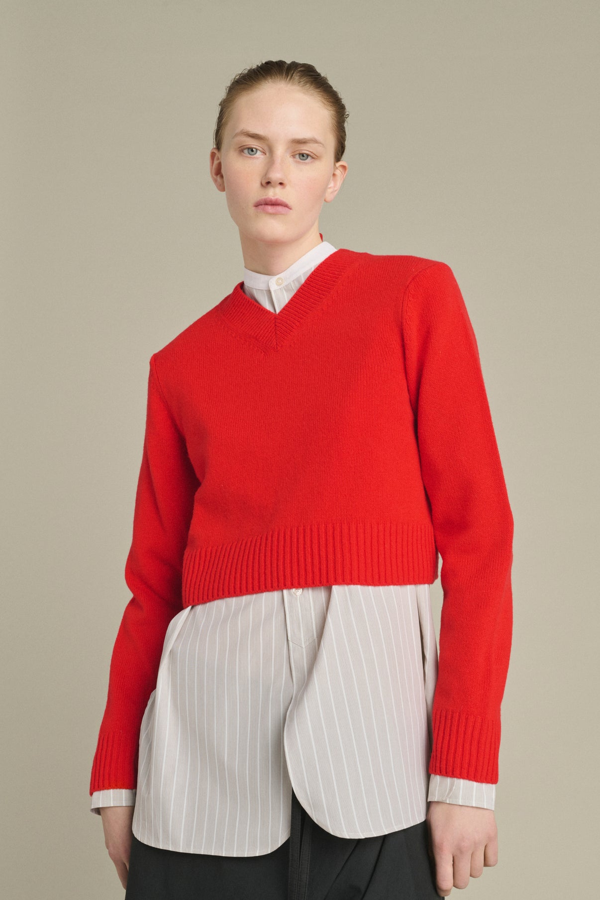 Camisa Lucile - Avellana/Crudo - Algodón - Mujer vue 5