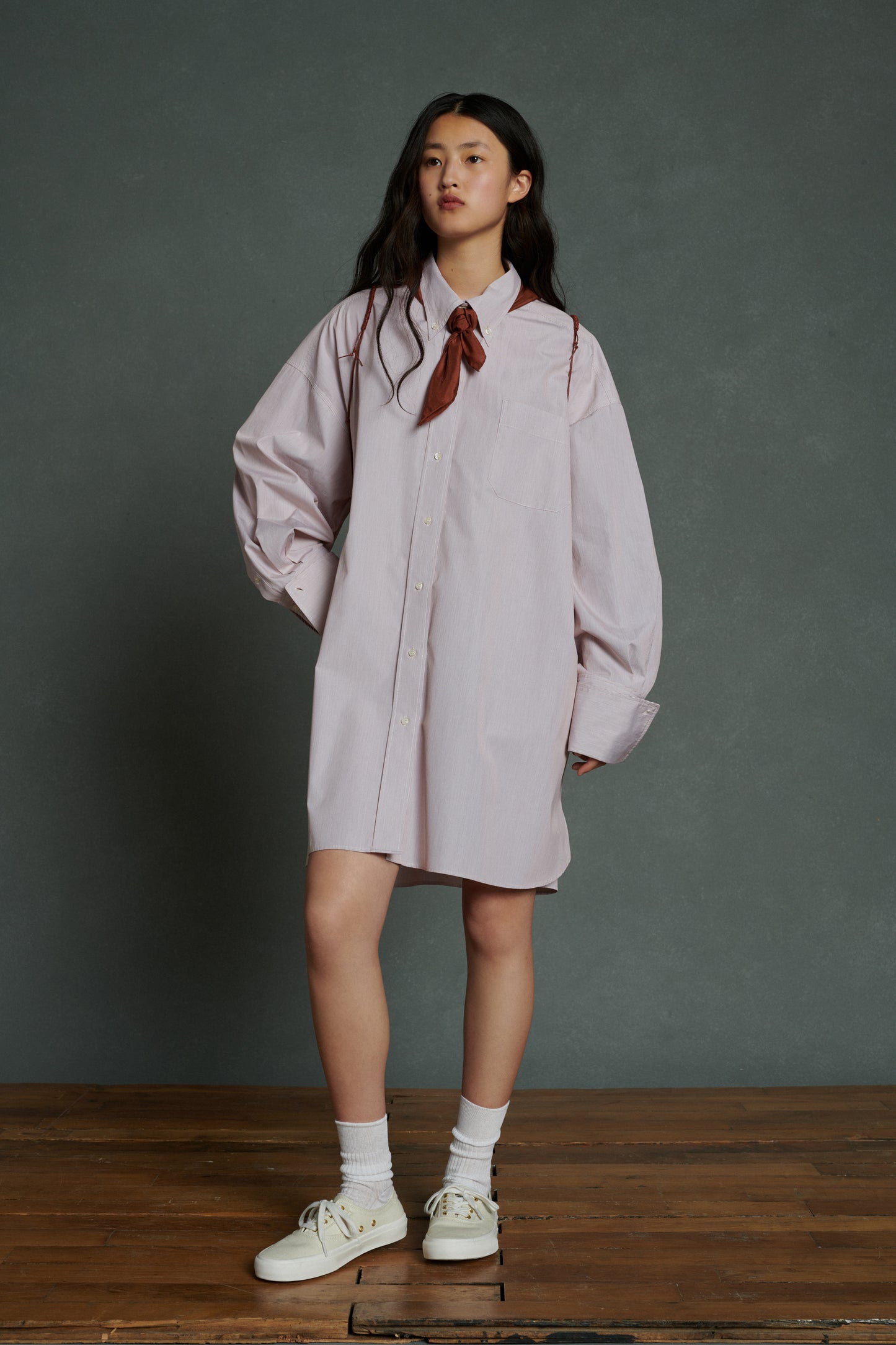 Robe Autriche - Marron/Écru - Coton - Femme