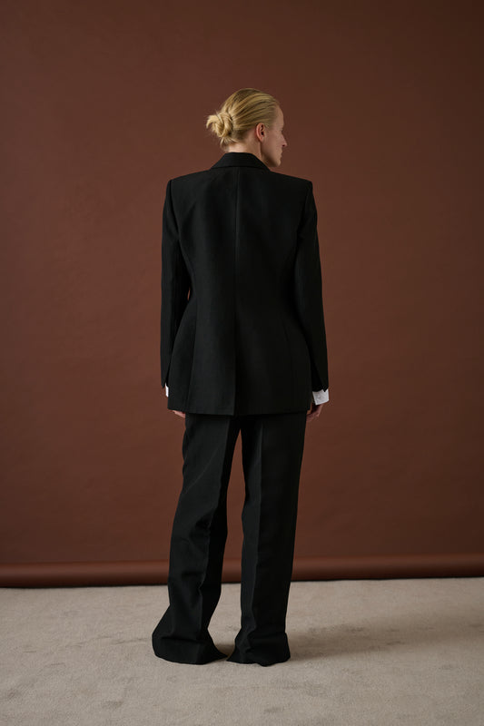 Pantalon Erik - Noir - Lin - Femme