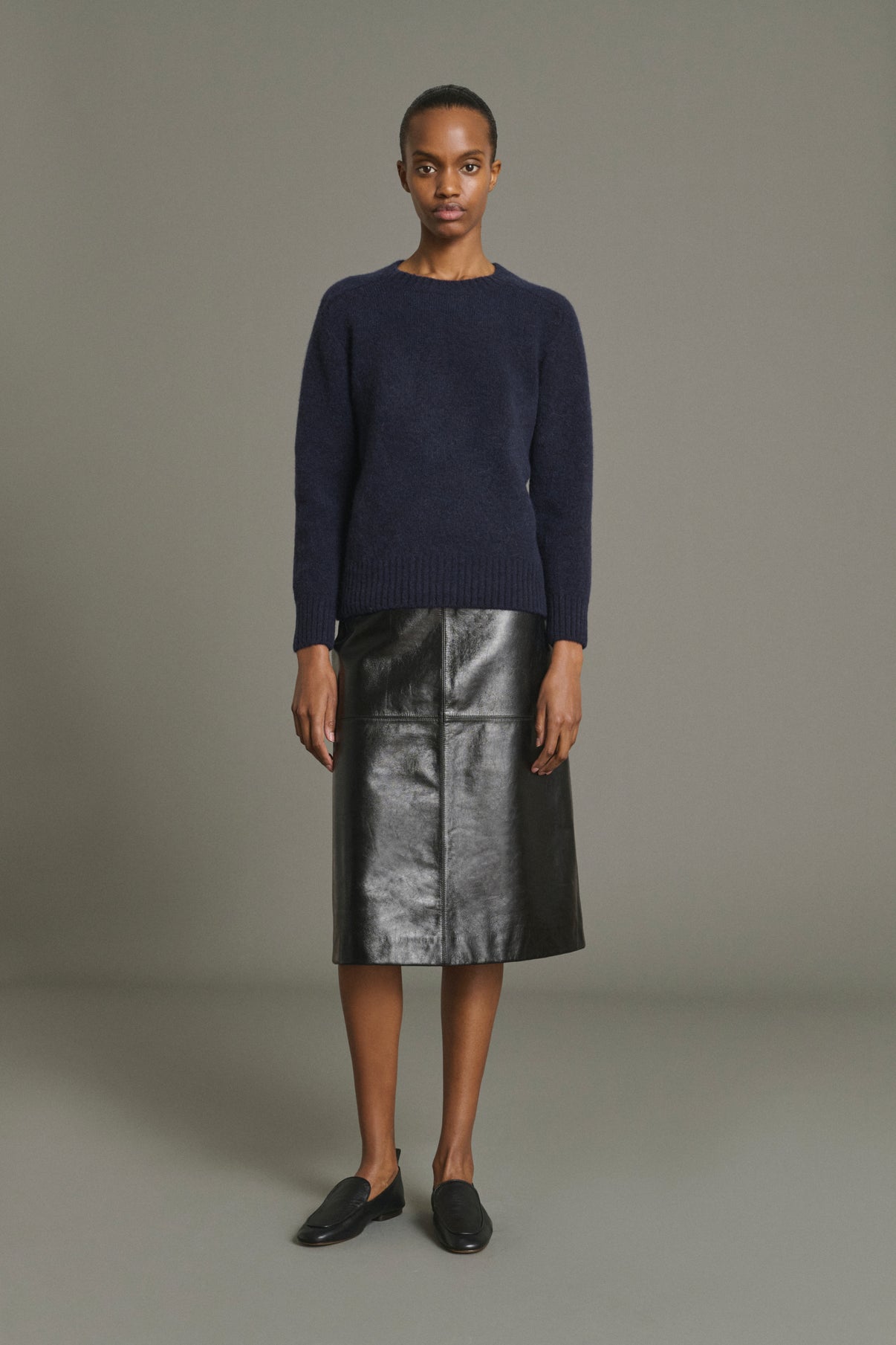 Jersey Envie - Azul marino - Lana - Mujer vue 4