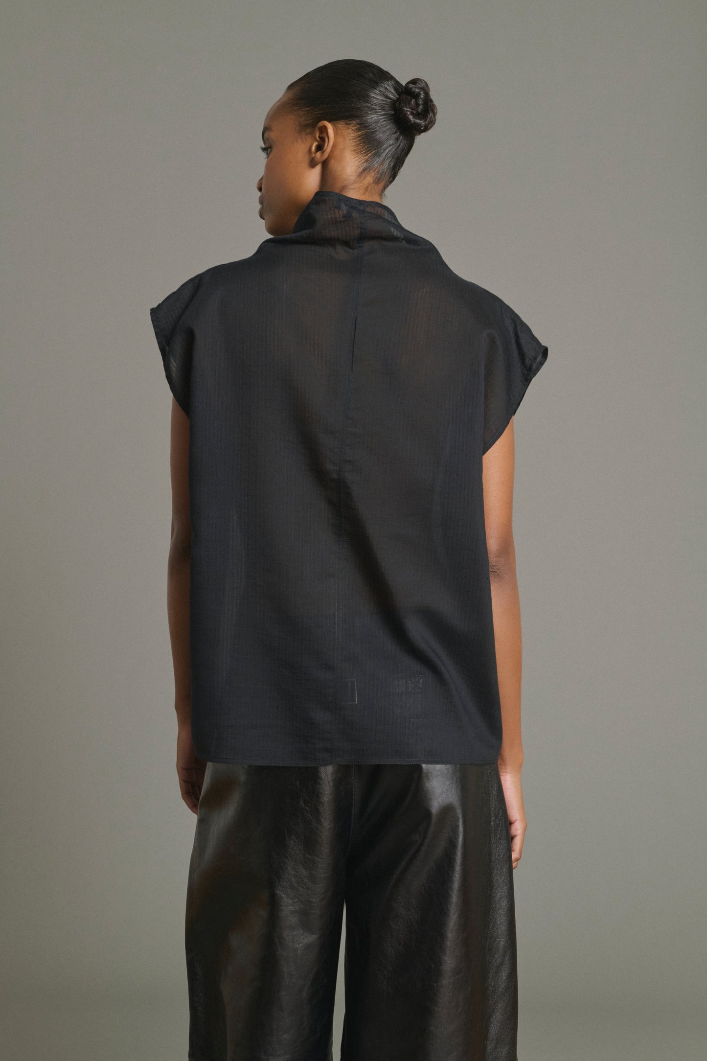 Blusa Izumi - Negro - Algodón - Mujer