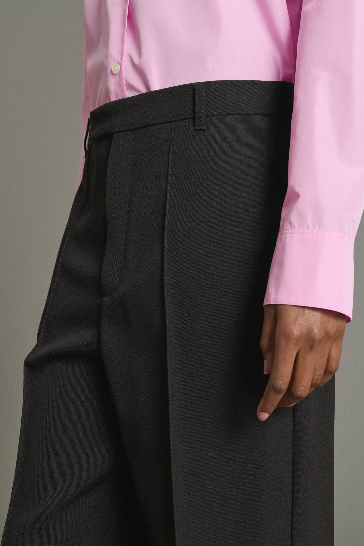 Pantalón Leo - Negro - Lana - Mujer