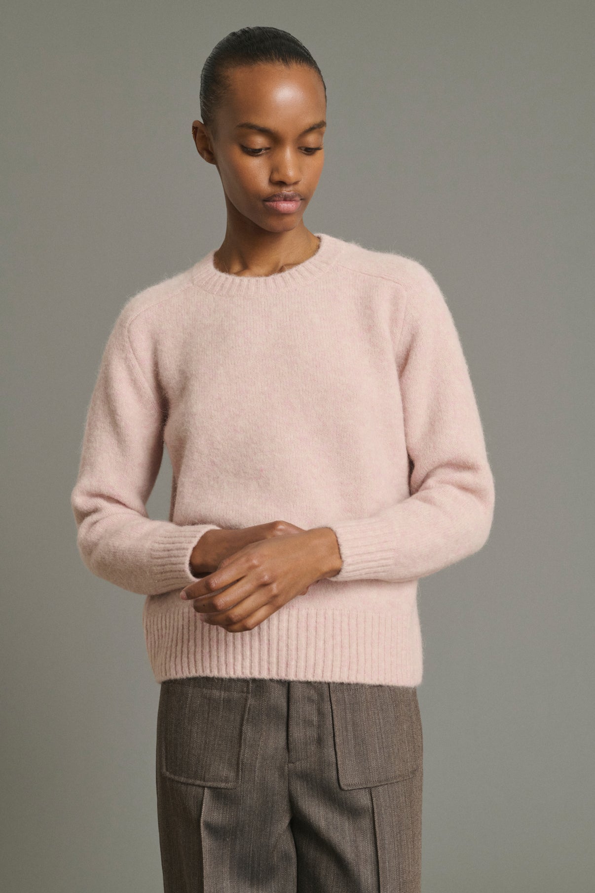 Jersey Envie - Rosa Pálido - Lana - Mujer vue 1
