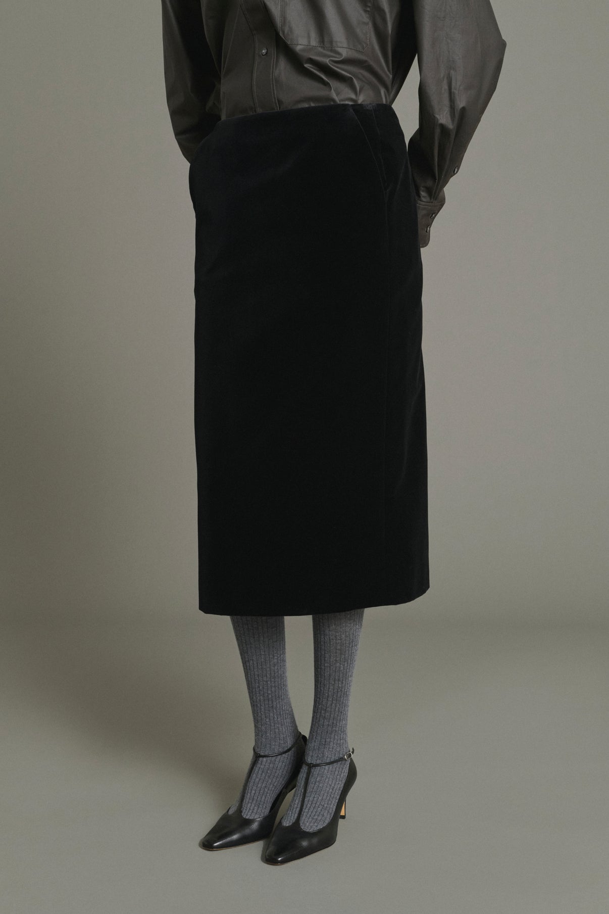 falda Flavia - Negro - Algodón - Mujer vue 3