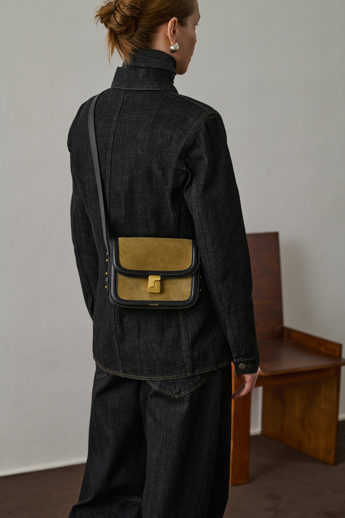 BOLSO BELLISSIMA MINI BRONCE vue 2