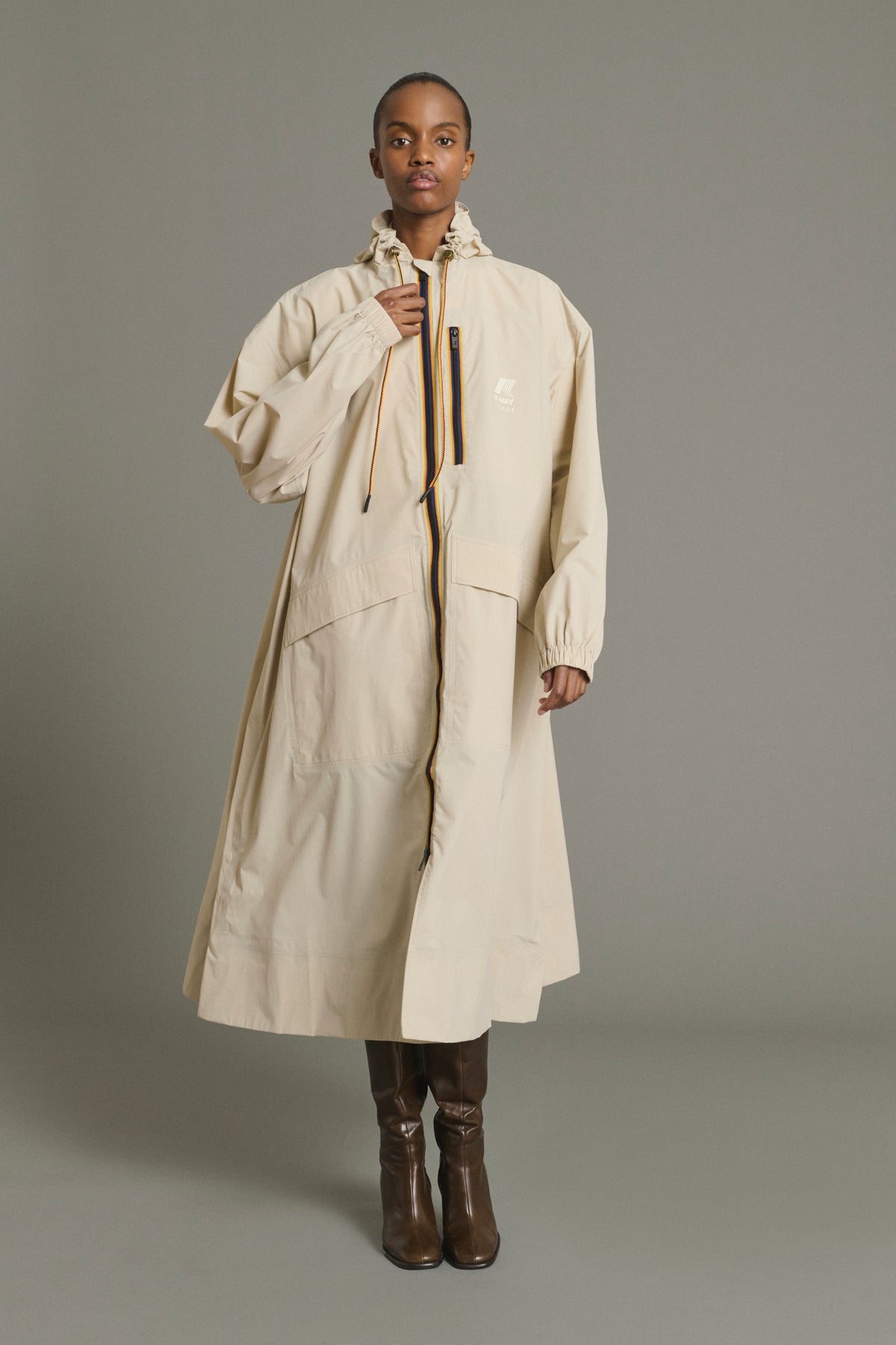 Gabardina Pradel - Masilla oversize para mujer - Soeur vue 1