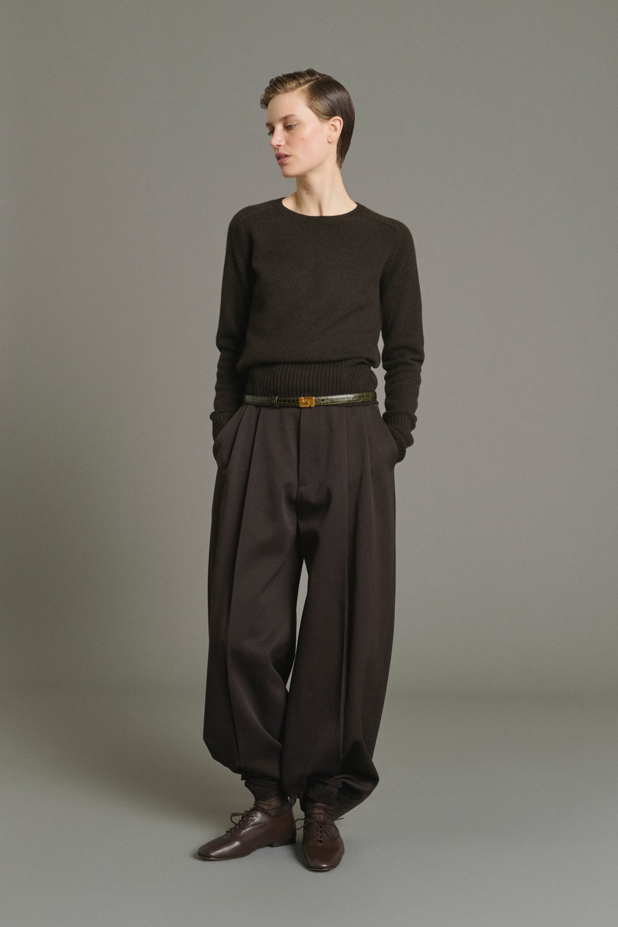 Jersey Jamie - Chocolate - Lana Merino - Mujer vue 1