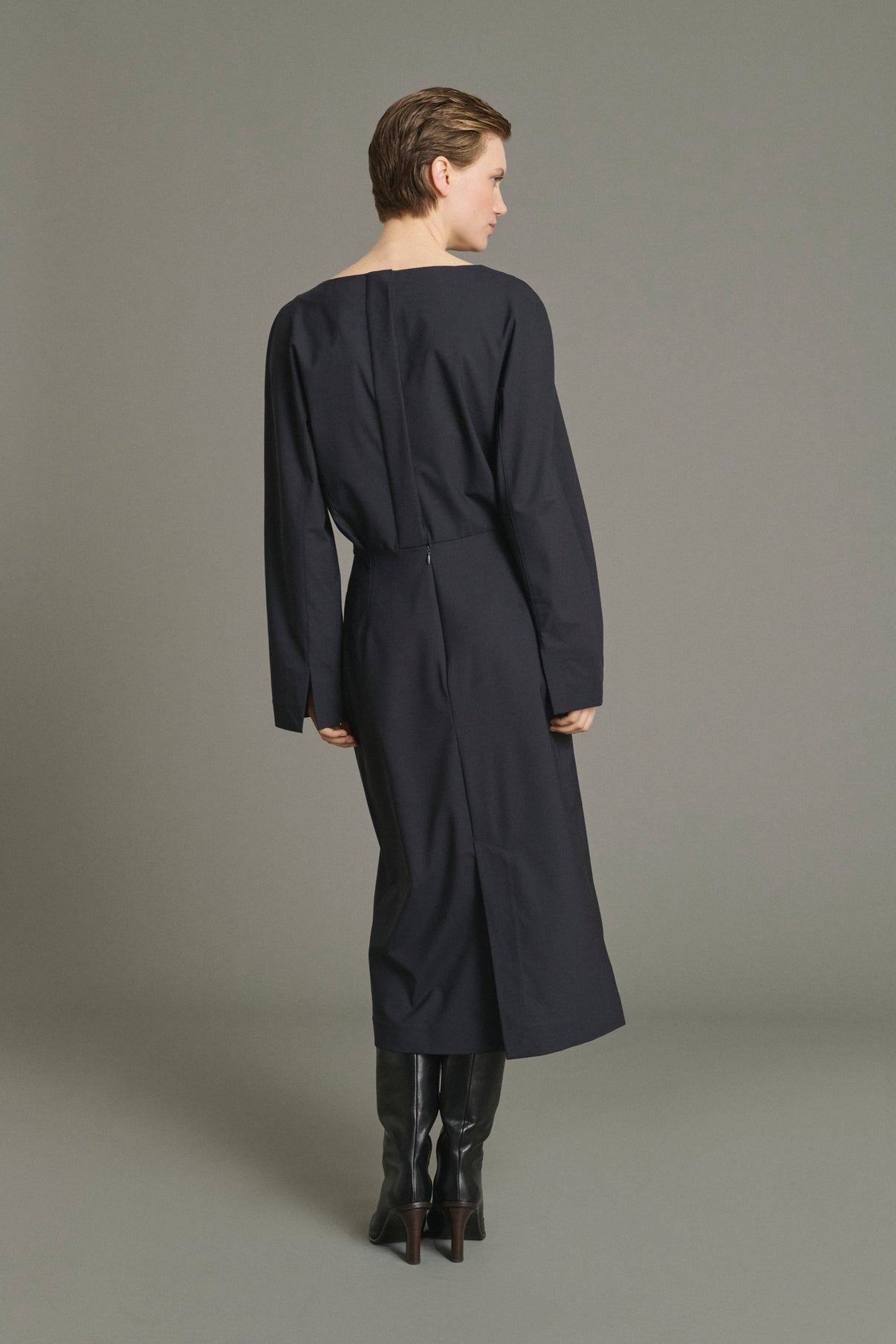 Vestido Julia - Dark Navy - Mujer vue 2