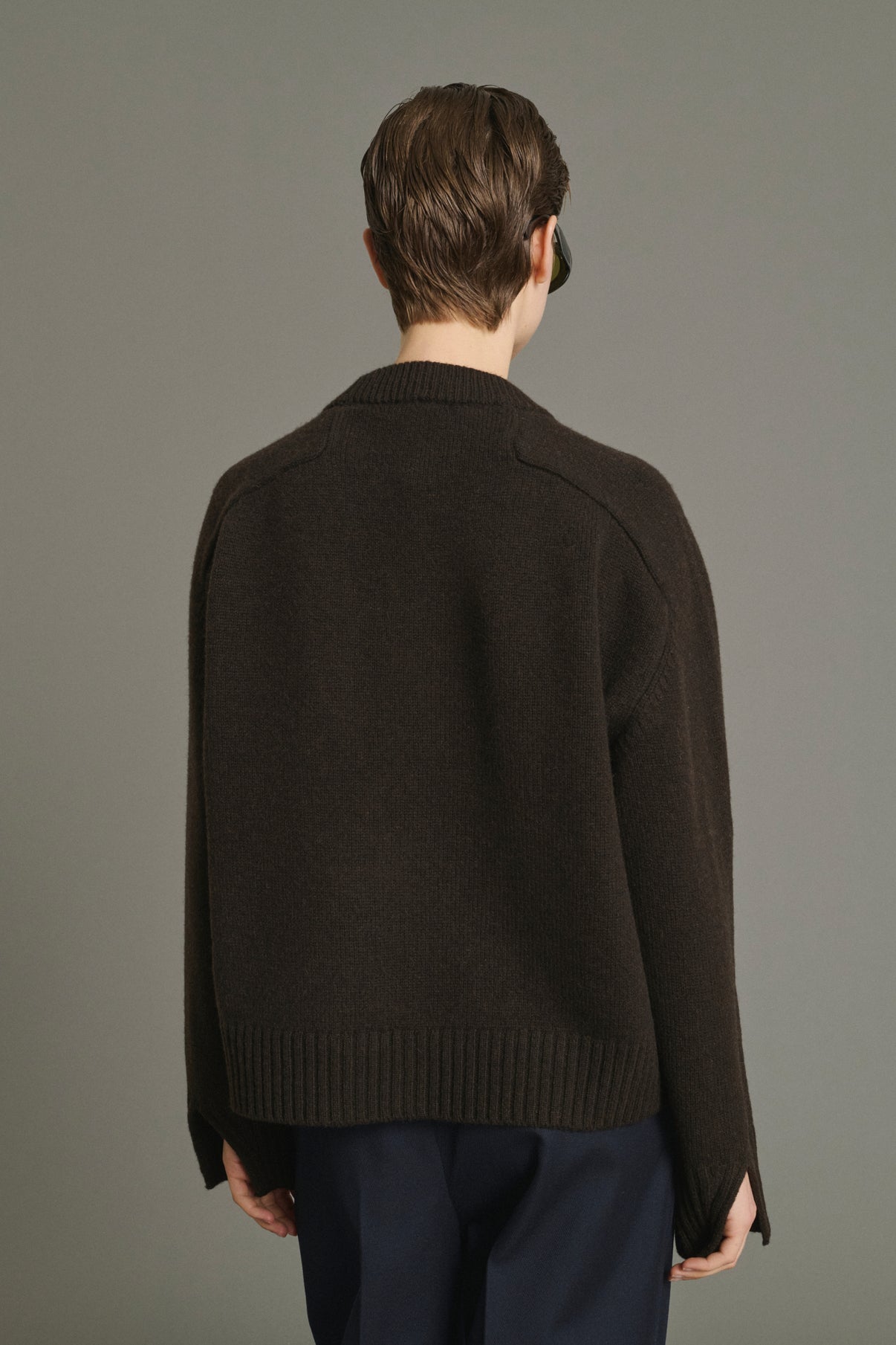 Jersey Will - Chocolate - Lana Merino - Mujer vue 4