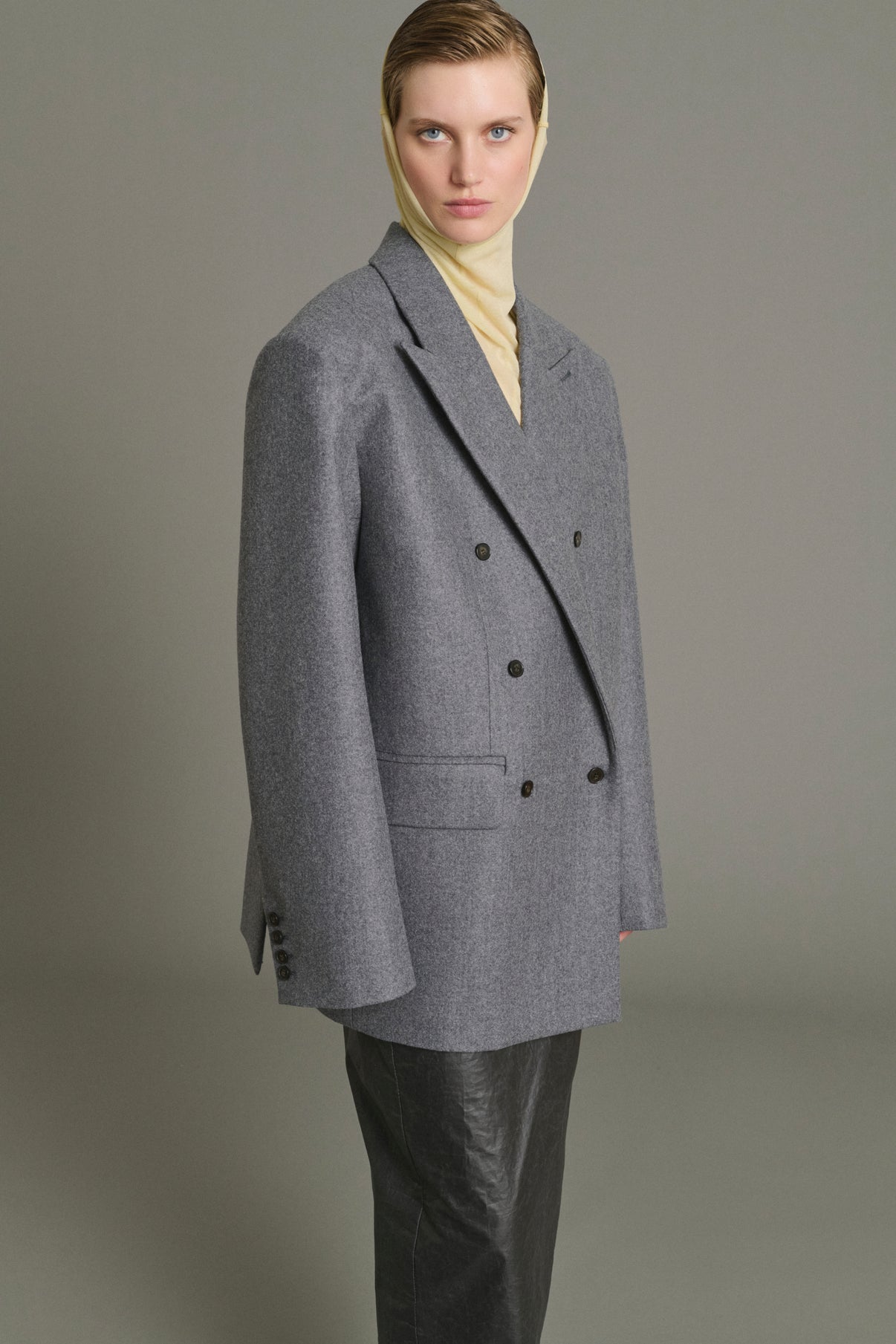 Chaqueta Helga - Gris Jaspeado - Lana - Mujer vue 1