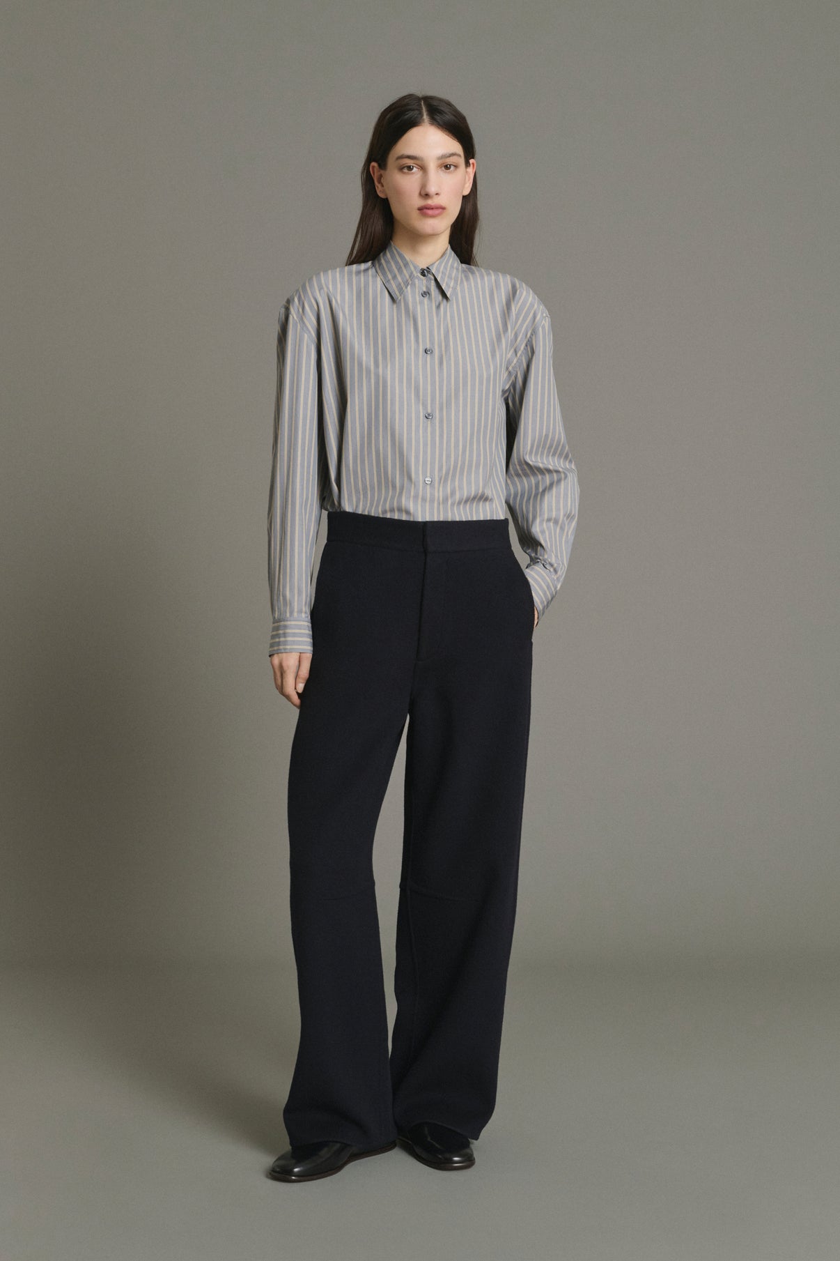 Pantalón Hawk - Deep Navy - Lana - Mujer vue 1