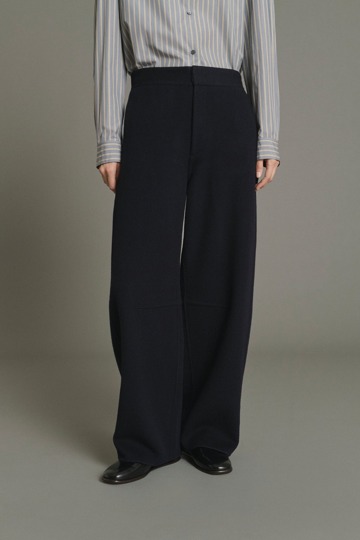 Pantalón Hawk - Deep Navy - Lana - Mujer