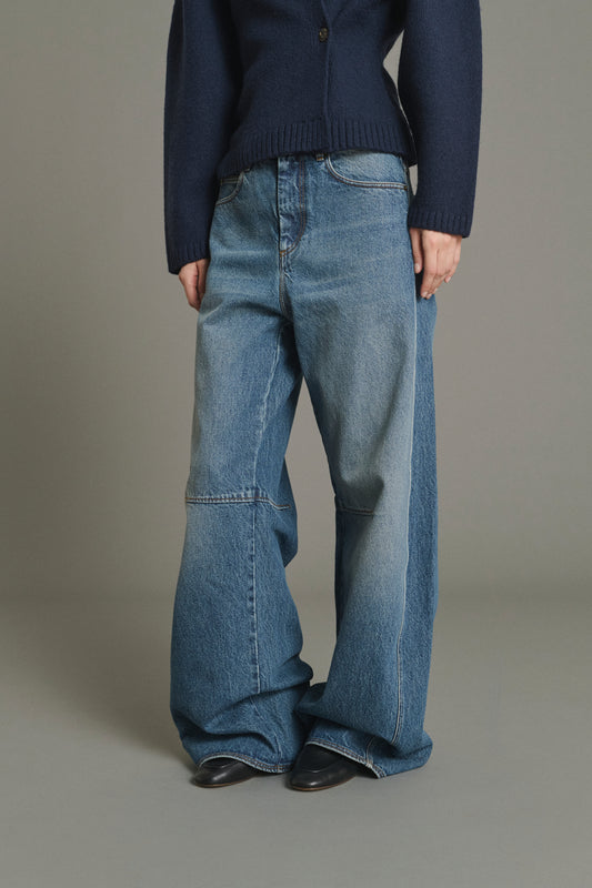 Vaqueros Gaspard - Bleu - Algodón - Mujer