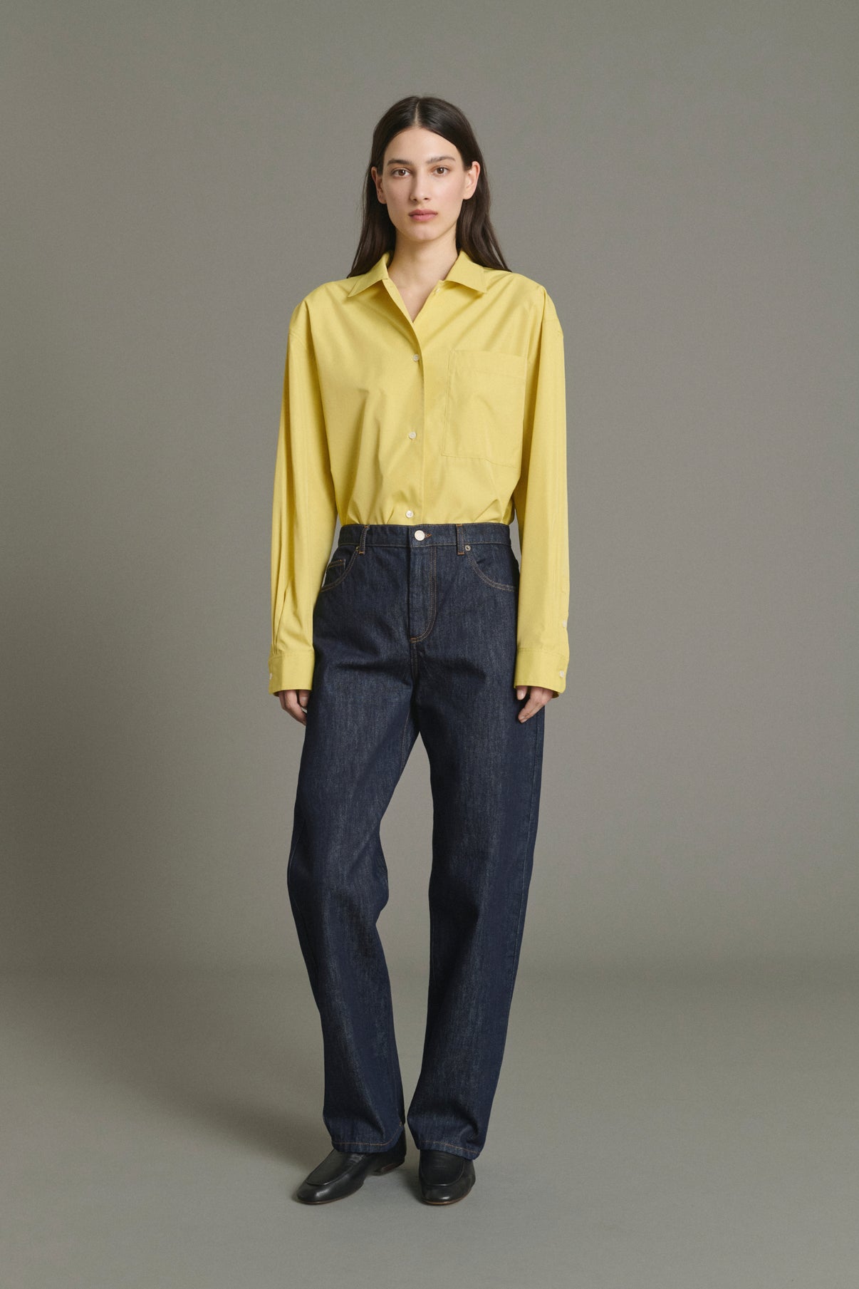 Vaqueros Barnabe - Denim grueso sin lavar Femme - Soeur vue 5