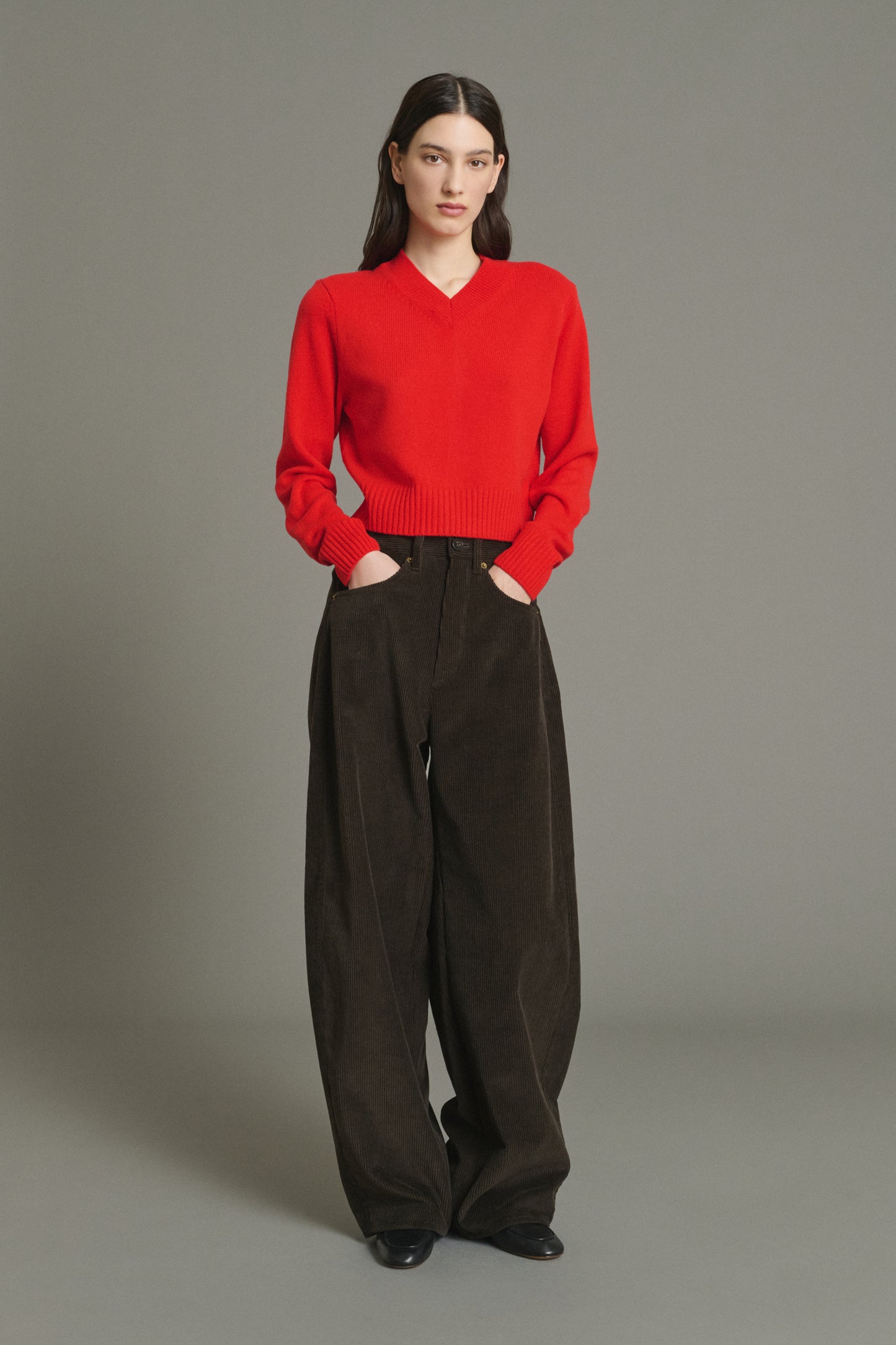 Pantalón Gunther - Marrón Oscuro - Algodón - Mujer