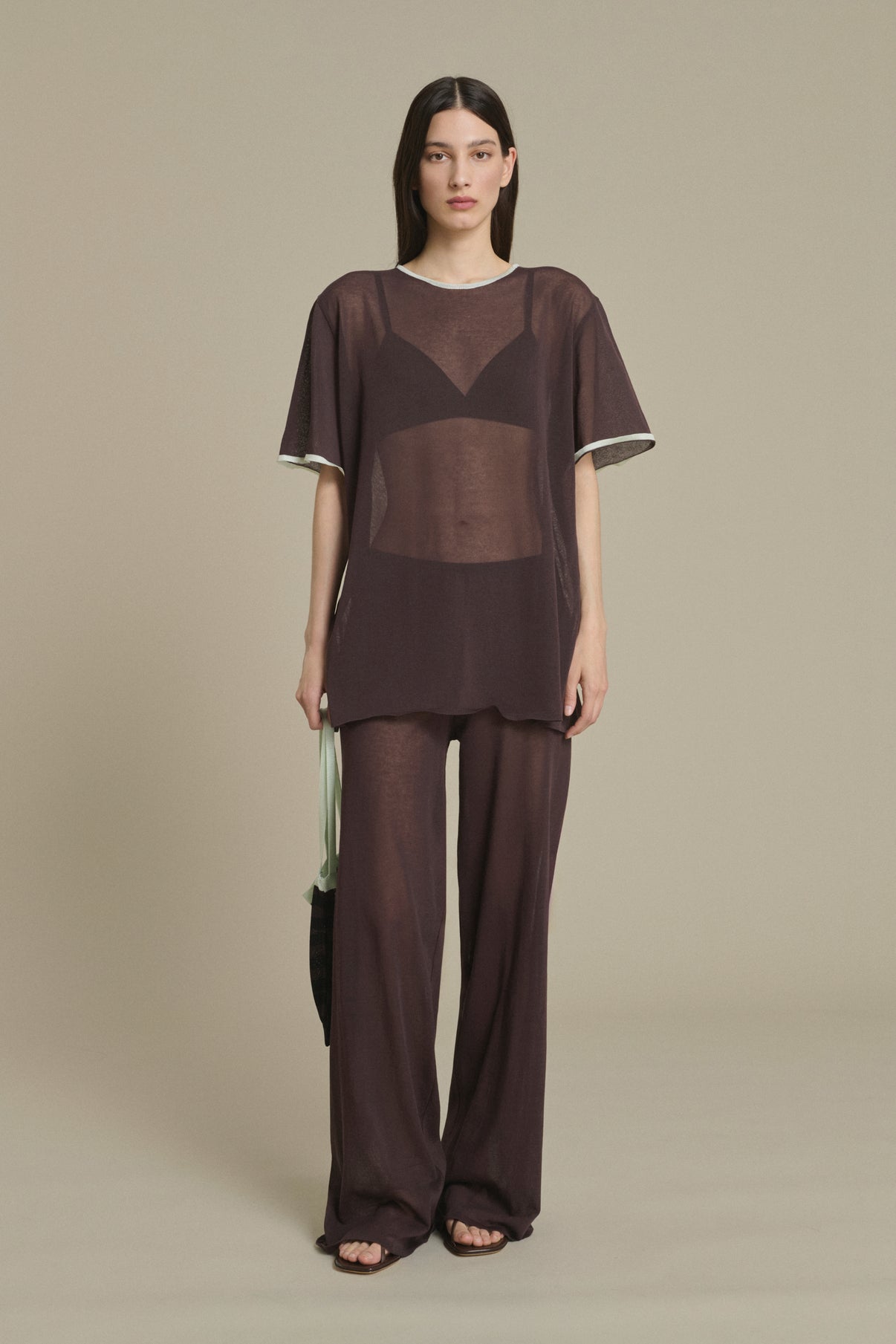 Camiseta Dua chocolate en punto Soeur & TL180 - Soeur vue 3