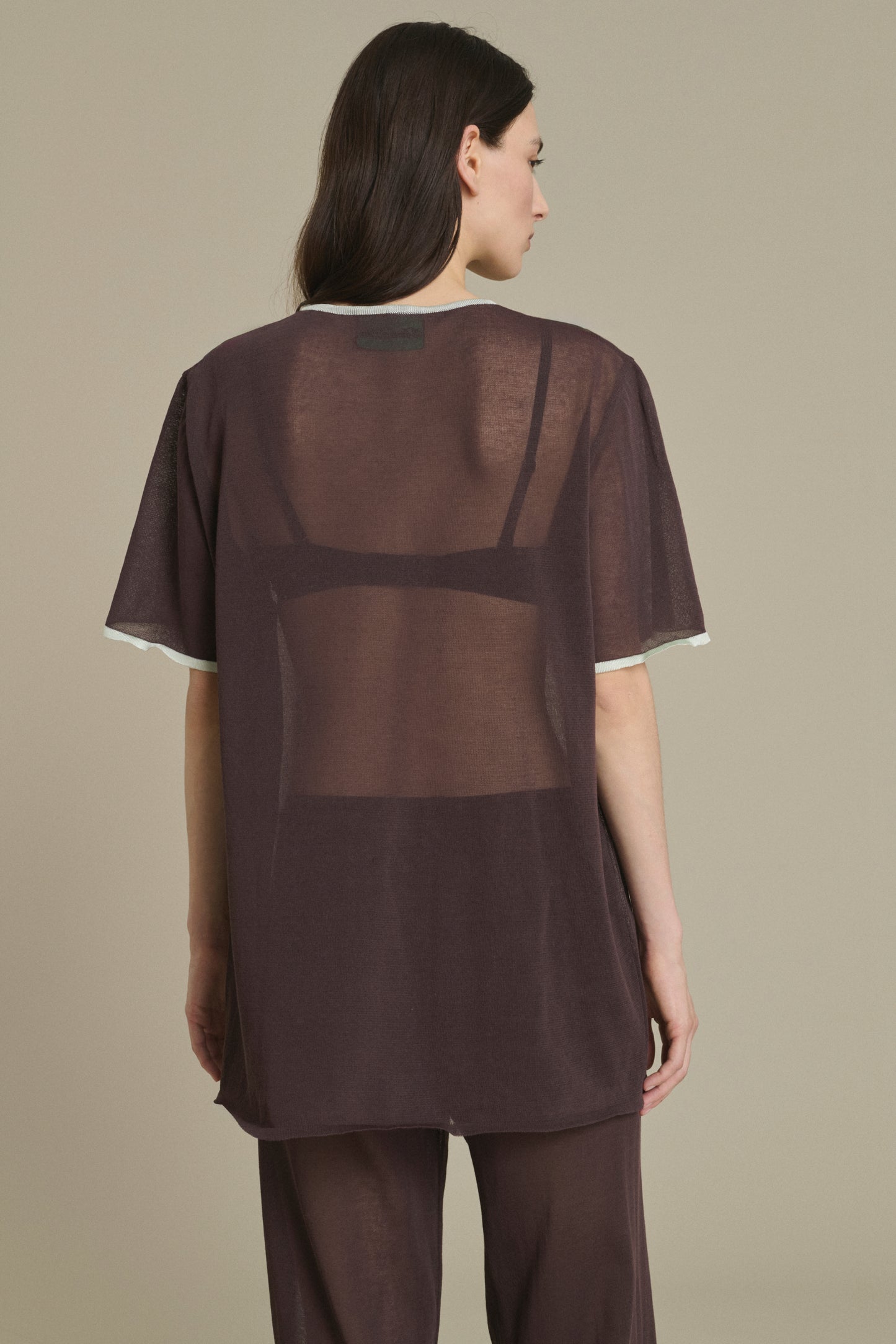 Camiseta Dua chocolate en punto Soeur & TL180 - Soeur