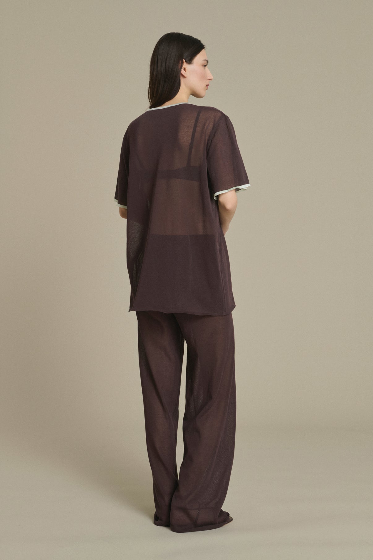 Camiseta Dua chocolate en punto Soeur & TL180 - Soeur vue 4
