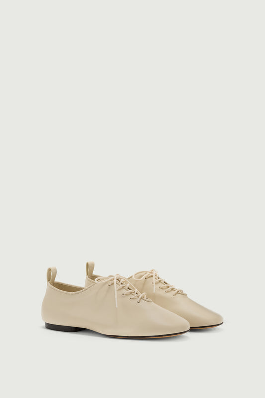 Derbies Orso - Ivoire Cuir Souple Femme - Soeur