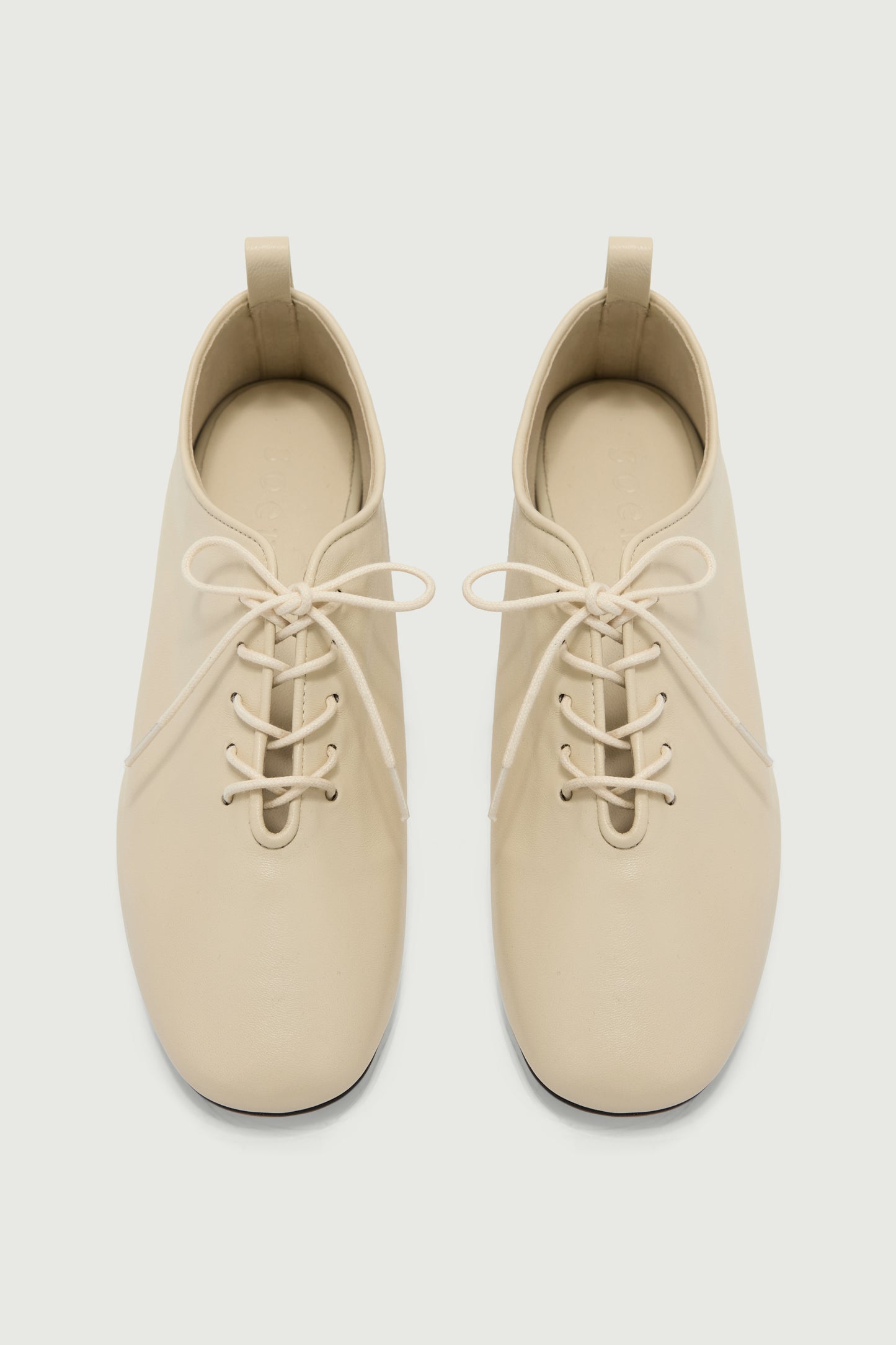 Derbies Orso - Marfil Cuero Suave Mujer - Soeur