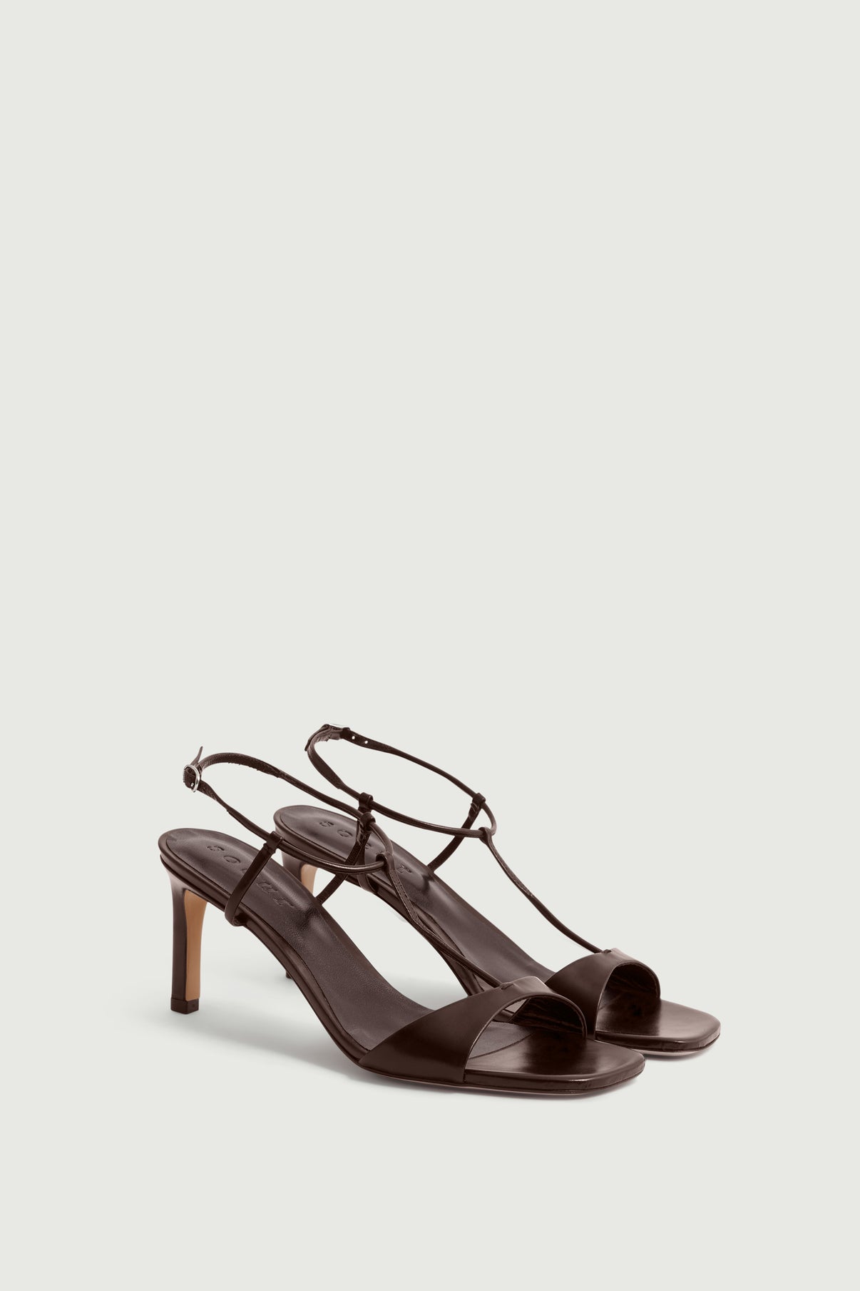 Sandalias Cecilie - Marrón - Cuero - Mujer vue 2