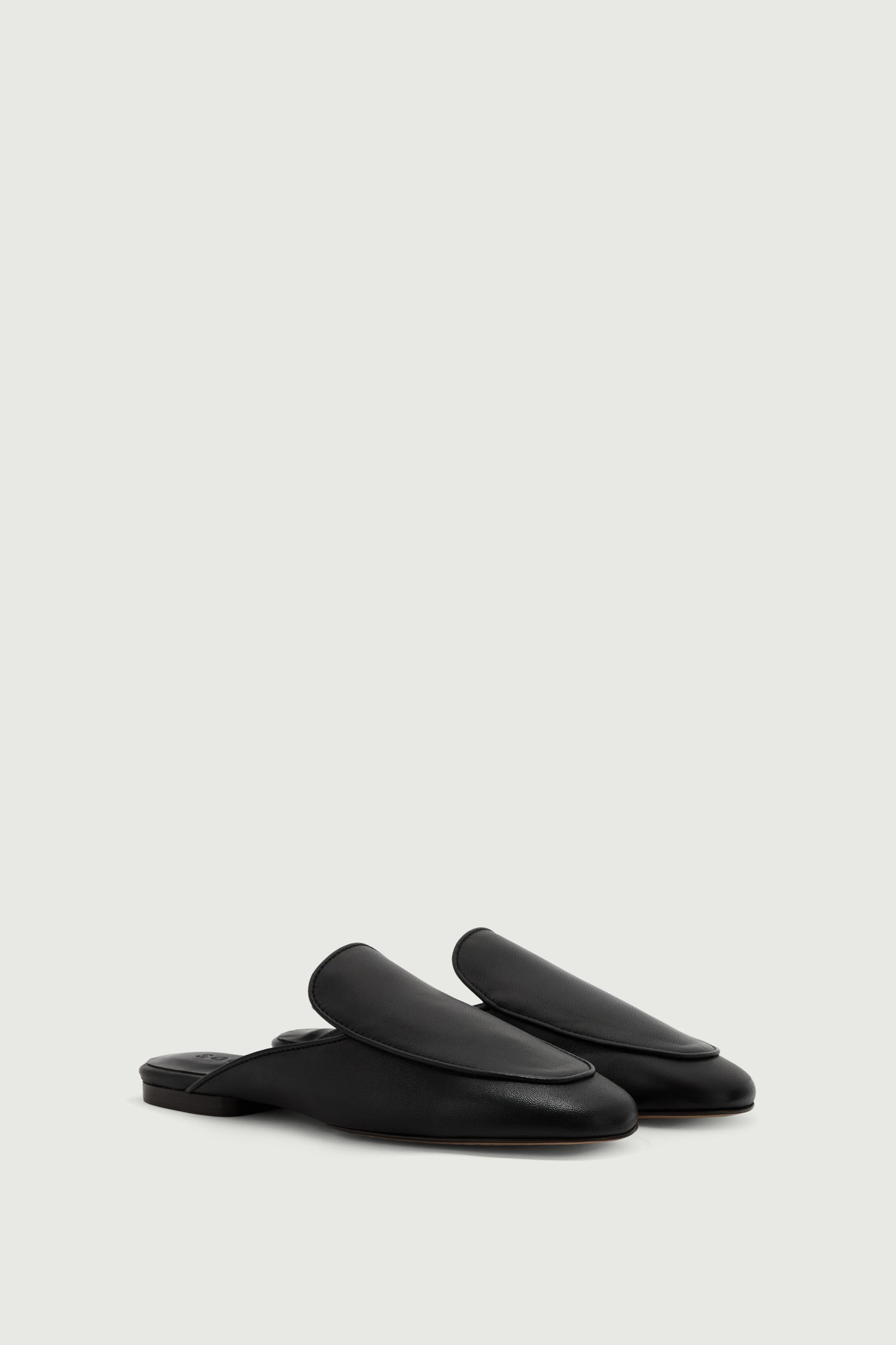 Mules Antonine - Negro - Cuero - Mujer