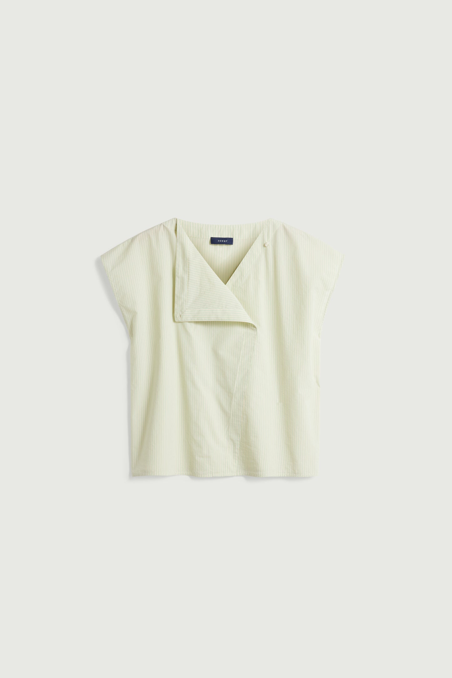 Blusa Lorena - Verde/Crudo - Algodón - Mujer