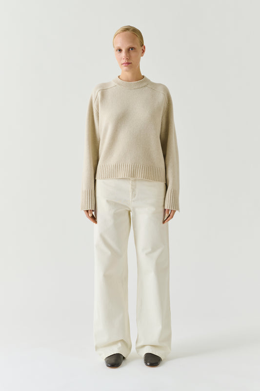 Jersey Will - Crudo jaspeado - Lana merino - Mujer