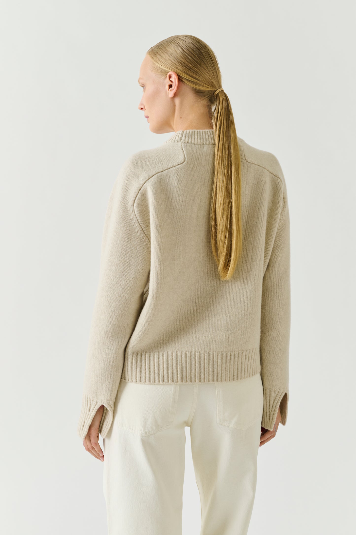 Jersey Will - Crudo jaspeado - Lana merino - Mujer