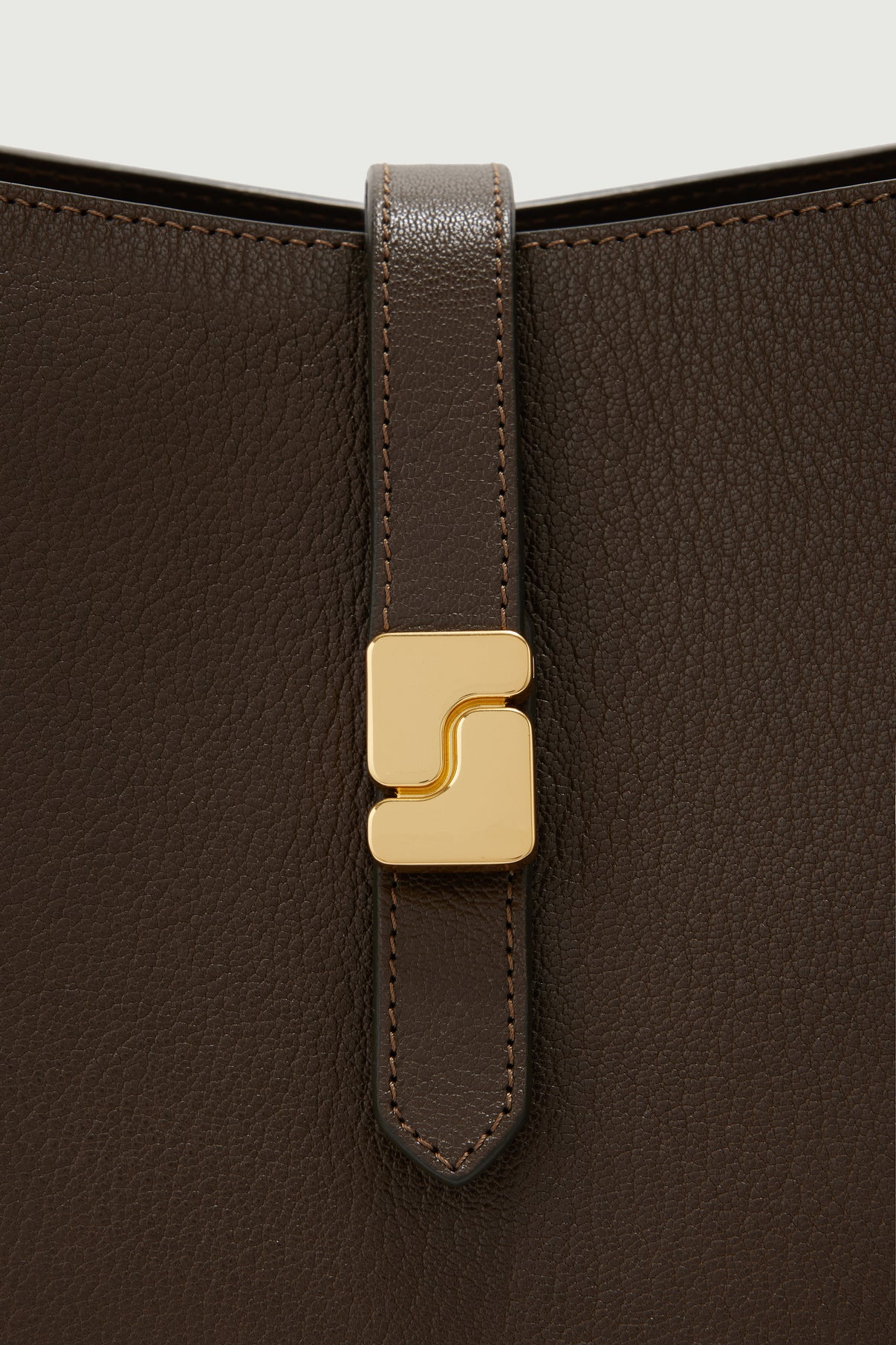 Bolso Bello - Caqui Oscuro - Cuero - Mujer vue 3