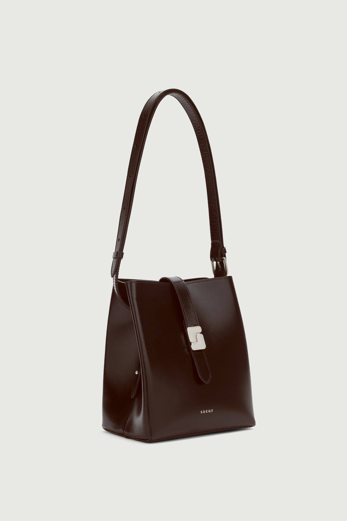 Bolso Bello Mini - Marrón Cálido - Cuero - Mujer vue 2