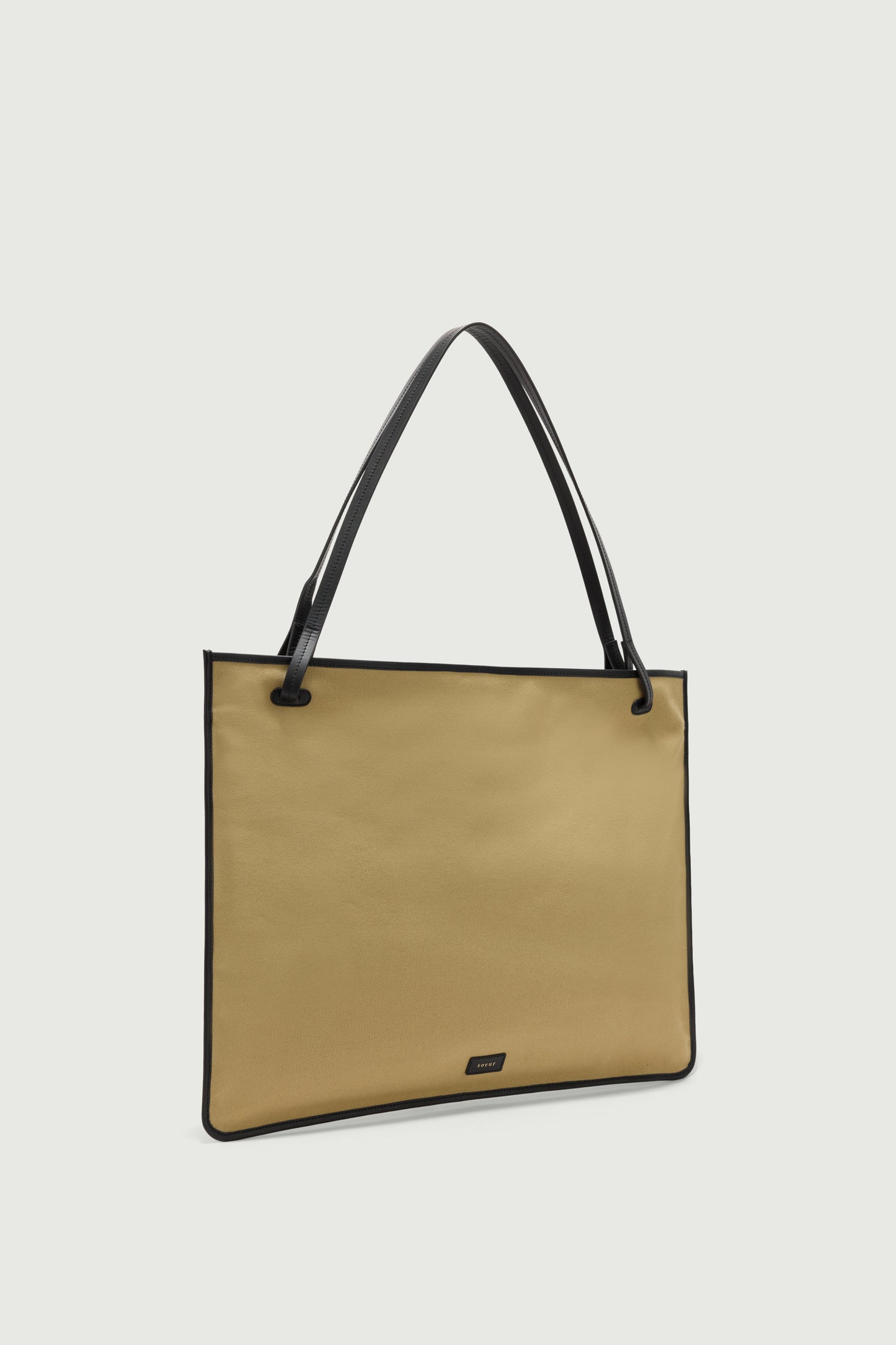 Capazo Darla - Beige/Negro - Algodón - Mujer