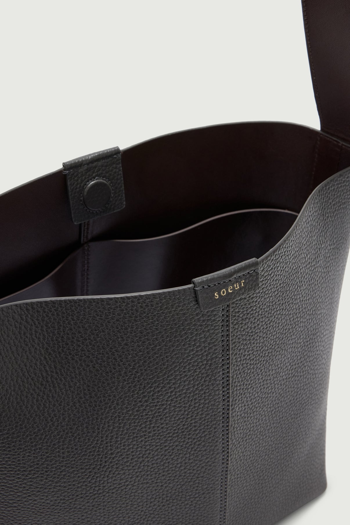 Bolso Saudade Mini - Acero - Cuero - Mujer vue 4