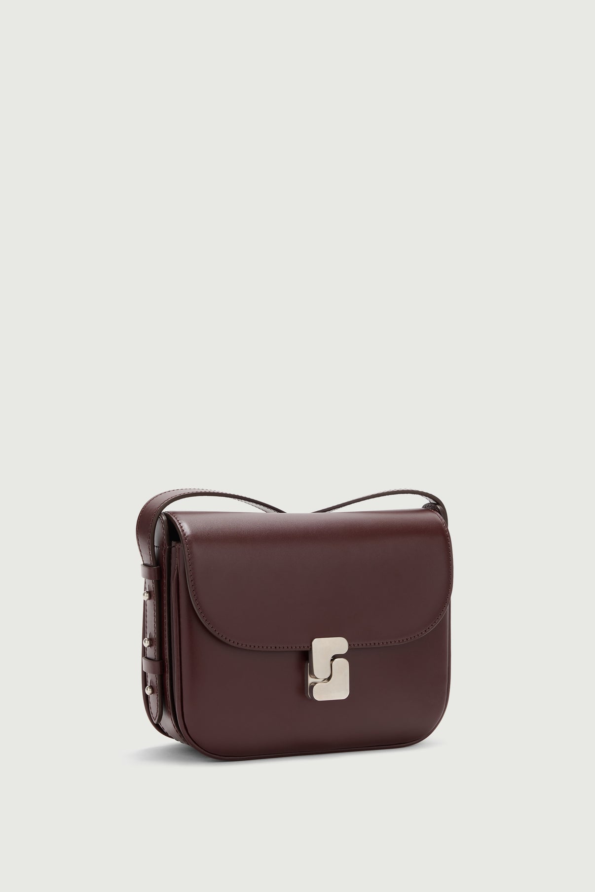 Bolso Bellissima Mini - Burdeos - Cuero - Mujer vue 2