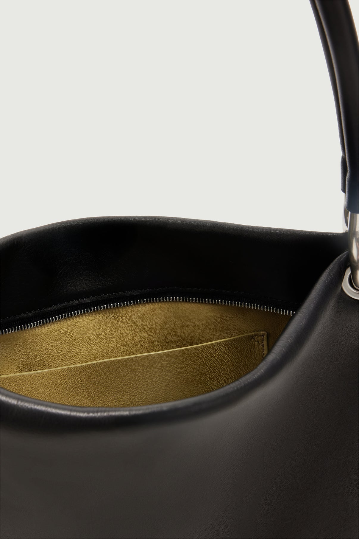 Cabas Gia Mini - Negro - Cuero - Mujer vue 3