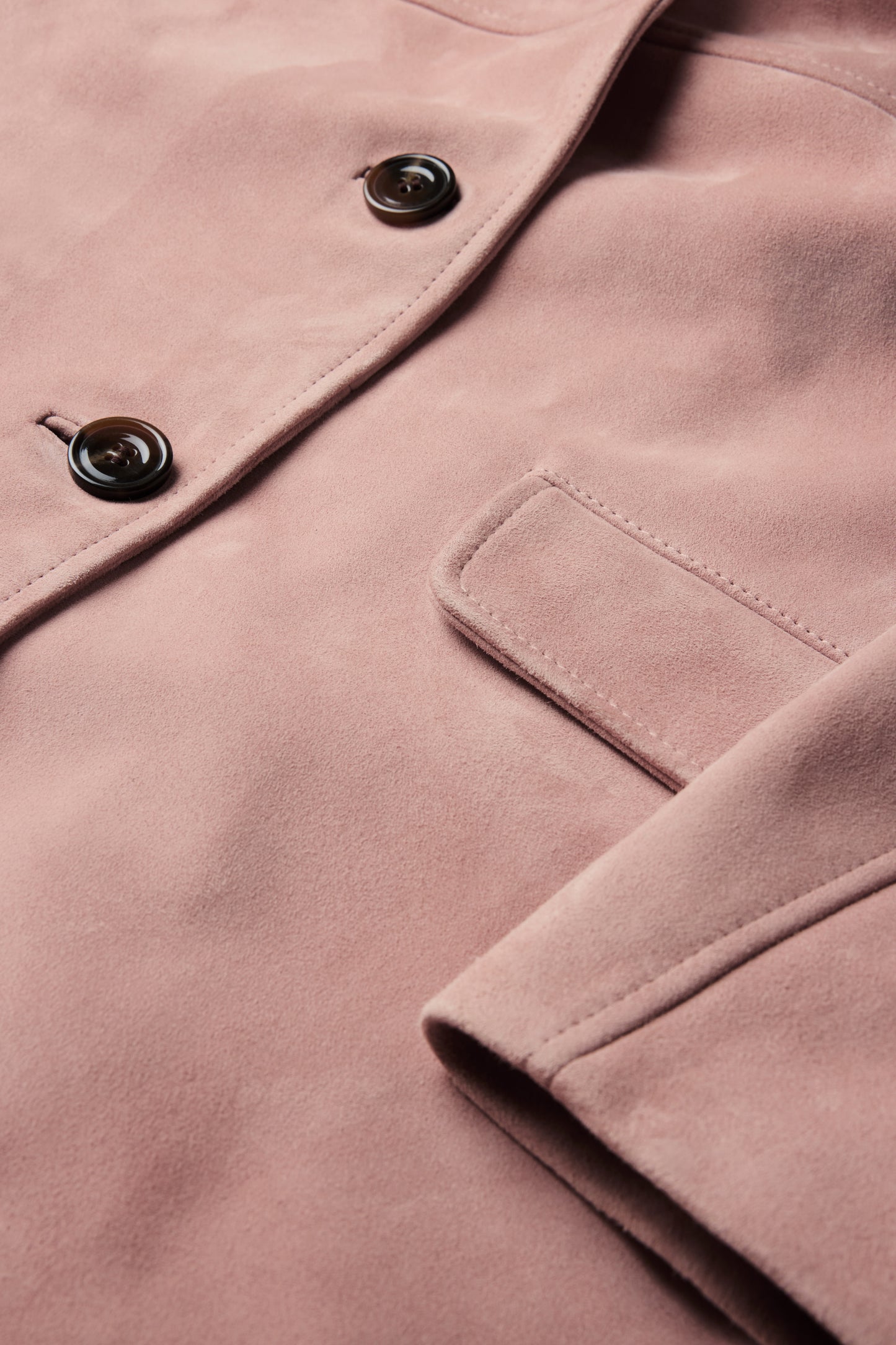 Chaqueta Lorenzo - Rosa viejo - Cuero - Mujer